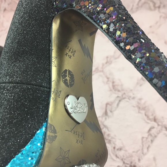 Betsey Johnson SEANN Glitter Heels - Picture 7 of 8